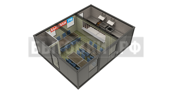 Модульная столовая на 20 мест (человек)